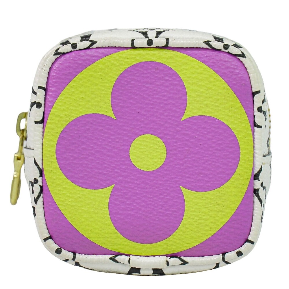 Louis Vuitton Cube Coin Purse Limited Edition Colored Monogram Giant